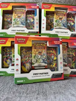 Pokemon First Partner Illustration Collection Series 1 - Brand New & Sealed - Image 1