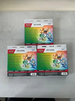 Pokemon TCG | First Partner Illustration Collection | Series 1 | New & Sealed x3 - Image 2