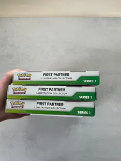 Pokemon TCG | First Partner Illustration Collection | Series 1 | New & Sealed x3 - Image 5