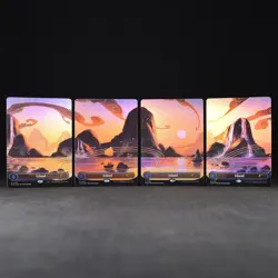 MTG Secret Lair Dandan 4-Card Foil Island Set ~ #2144, 2145, 2146, 2147 - Image 1