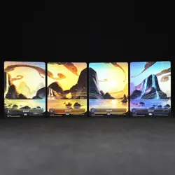 MTG Secret Lair Dandan 4-Card Foil Island Set ~ #2144, 2145, 2146, 2147 - Image 2