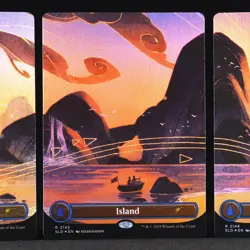 MTG Secret Lair Dandan 4-Card Foil Island Set ~ #2144, 2145, 2146, 2147 - Image 4