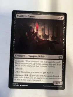 Markov Baron - March of the Machine: Aftermath - Magic the Gathering MTG - Image 1