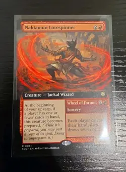 Naktamun Lorespinner - 81 - MTG: Secrets of Strixhaven - Extended Art - Regular - Image 1