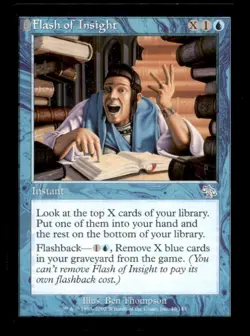 Flash of Insight LP Light Play Judgment MTG [10754] - Image 1