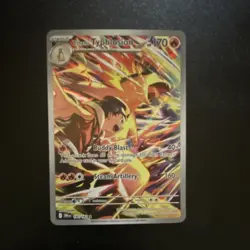 Ethan's Typhlosion 190/182 Sv10 Destined Rivals Rare Holo 170 HP Pokemon TCG - Image 2