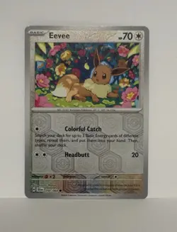 Eevee - SV: Shrouded Fable (SFA) 050/064 Reverse Holo Foil Pokemon Card - Image 1