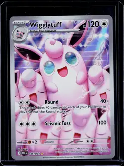 WIGGLYTUFF PHANTASMAL FLAMES 105/094 NM ILLUSTRATION RARE POKEMON JC0051 - Image 1