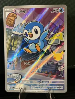 First Partner Illustration Promos (Sinnoh) Turtwig Piplup Chimchar Pokemon TCG - Image 5