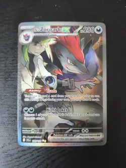 Pokemon TCG Journey Together N's Zoroark EX Card 185/159 - Image 1
