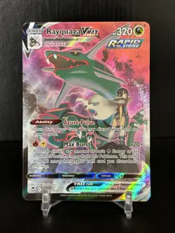 Pokemon TCG Silver Tempest Rayquaza Vmax Ultra Rare Holo Card TG20/TG30 - Image 1