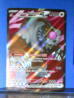 Pokemon Bloodmoon Ursaluna ex Ultra Rare SV06: Twilight Masquerade 202/167 NM - Image 1