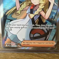 Pokemon Lillie’s Determination 169/132 Mega Evolutions Trainer Holo - Image 3