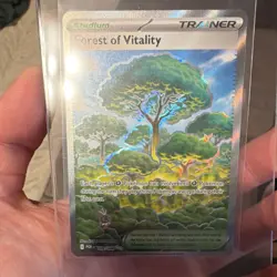 Pokemon Forest of Vitality Holo Rare Trainer Stadium POR 109/088 Card - Image 1