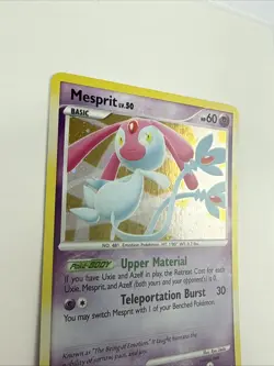 Pokemon TCG Mesprit 14/123 Holo Rare Mysterious Treasures - Swirl - Image 5