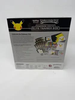 Pokemon Celebrations Elite Trainer Box Pokemon Center Edition Factory Sealed - Image 3