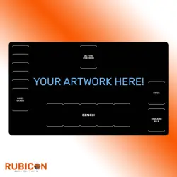 Custom Pokemon TCG playmat, learn to play mat with zones, special conditions, un - Image 1