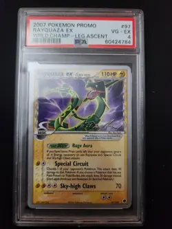 Rayquaza EX Pokemon Promo Card 97/101 World Champions PSA 4 - Image 1