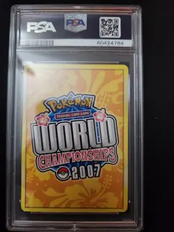 Rayquaza EX Pokemon Promo Card 97/101 World Champions PSA 4 - Image 2