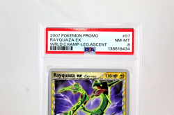 2007 POKEMON WORLD CHAMPIONSHIPS PROMO LEGEND ASCENT #97 RAYQUAZA EX PSA 8 - Image 2