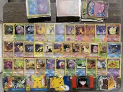 Huge Collection Bulk Lot of 200 Jungle/Team Rocket/ 1st ed Pokemon Cards Vintage - Image 1