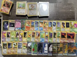 Huge Collection Bulk Lot of 200 Jungle/Team Rocket/ 1st ed Pokemon Cards Vintage - Image 5