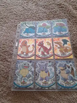Pokemon Full Set of 90 HOLOFOIL TV Animation Series 1 Cards from Topps 1999. - Image 1