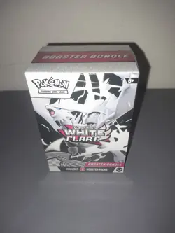 Pokemon TCG Scarlet & Violet White Flare Booster Bundle (6 Packs) NEW SEALED - Image 1