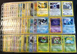 Lot of 135 ALL HOLO Vintage Pokemon Card Binder Collection - Image 1