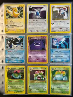 Lot of 135 ALL HOLO Vintage Pokemon Card Binder Collection - Image 2