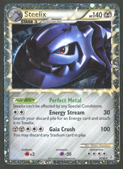 Pokemon TCG: Steelix 87/95 Prime Unleashed Holo Rare LP- - Image 1