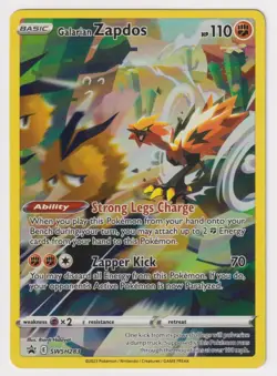 2023 Promo Pokemon Cards Galarian Zapdos Promo #SH283 - Image 1