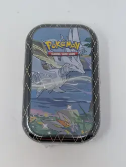 New and Factory Sealed Pokemon TCG Sword & Shield Shining Fates Tin - Reshiram - Image 1