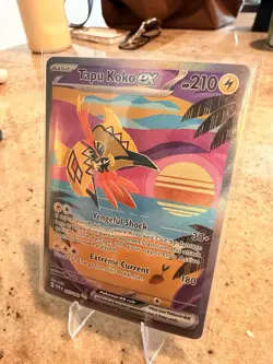 Pokemon TCG Tapu Koko EX 247/182 Paradox Rift Special Illustration Rare - Image 1