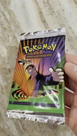 WOTC Pokemon Gym Challenge 1st Edition Booster Pack - Giovanni Art. Unweighed - Image 2