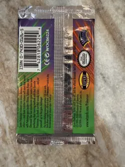 WOTC Pokemon Gym Challenge 1st Edition Booster Pack - Giovanni Art. Unweighed - Image 4