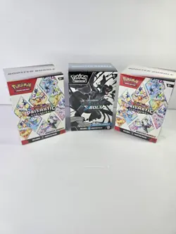 Pokemon TCG Booster Bundle - (2) Prismatic Evolutions & (1) Black Bolt - SEALED - Image 1
