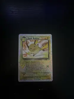 Pokemon Dark Raichu TCG Reverse Holo Card Legendary Collection 7/110 - Image 1