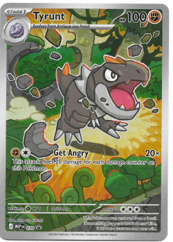 Pokemon Tyrunt 070 Illustration Rare Black Star Promo Perfect Order - Image 1