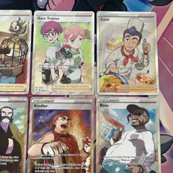 Pokemon TCG | English Sword & Shield Full Art Trainer SR X9 Card Bundle - Image 3