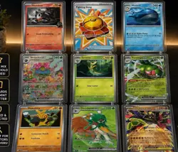 Pokemon EX Full Art Holo Card Lot Venusaur Yanmega Makuhita Houndour Servine - Image 1