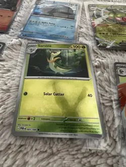 Pokemon EX Full Art Holo Card Lot Venusaur Yanmega Makuhita Houndour Servine - Image 5