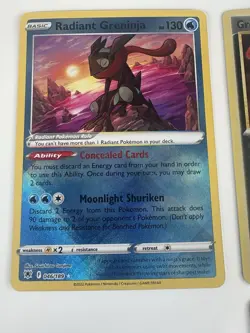 Greninja Lot Radiant Greninja Gold Star Greninja Promo Bundle NM Pokemon Cards” - Image 2