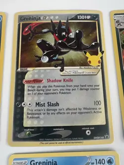 Greninja Lot Radiant Greninja Gold Star Greninja Promo Bundle NM Pokemon Cards” - Image 3
