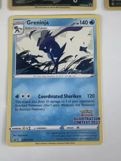 Greninja Lot Radiant Greninja Gold Star Greninja Promo Bundle NM Pokemon Cards” - Image 5