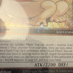 Toadally Awesome Quarter Century Secret Rare RA03-EN040 1st Edition Yu-Gi-Oh! - Image 3