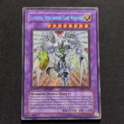 Yu-Gi-Oh! TCG Elemental Hero Shining Flare Wingman CT03-EN004 Secret Rare - Image 1