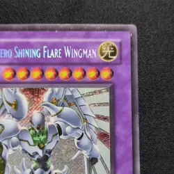 Yu-Gi-Oh! TCG Elemental Hero Shining Flare Wingman CT03-EN004 Secret Rare - Image 4