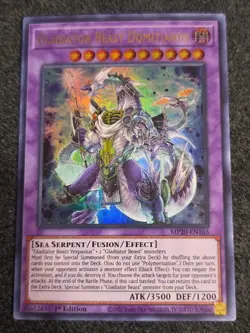 1X NM Gladiator Beast Domitianus - MP20-EN165 - Ultra Rare 1st Edition yugioh - Image 1