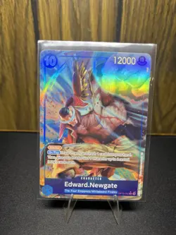 Edward Newgate Alt Art OP13-042 Carrying On His Will One Piece TCG English NM - Image 1